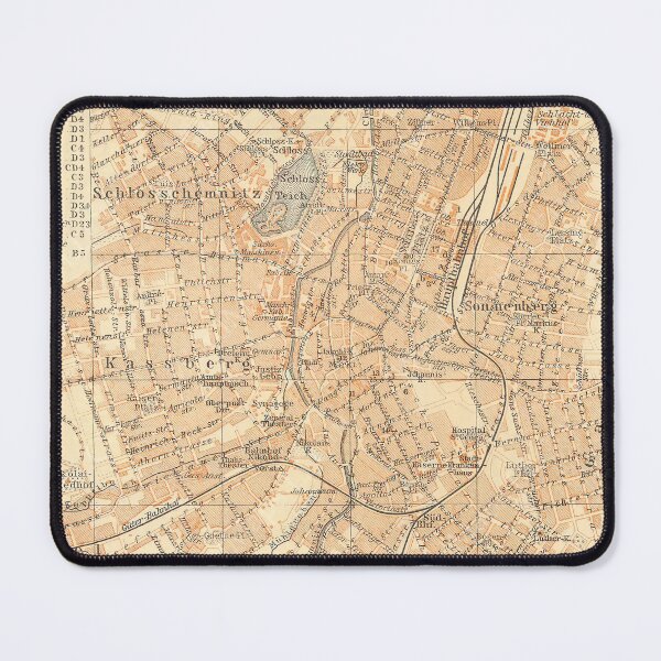 Item preview, Vintage Map of Chemnitz Germany (1925) designed and sold by BravuraMedia.