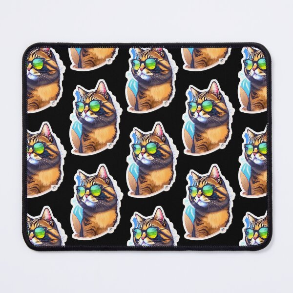 Item preview, Stylish cat on vacation designed and sold by Elobrdn.