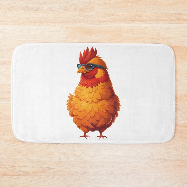 Artikelvorschau, Smart Road Island Red Chicken mit Brille entworfen und verkauft von Sneek661.