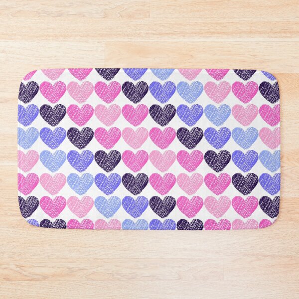Item preview, Subtle Omnisexual Flag Hearts Pattern - white designed and sold by ontrendshirts.