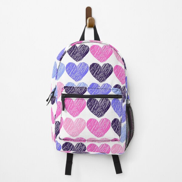 Item preview, Subtle Omnisexual Flag Hearts Pattern - white designed and sold by ontrendshirts.