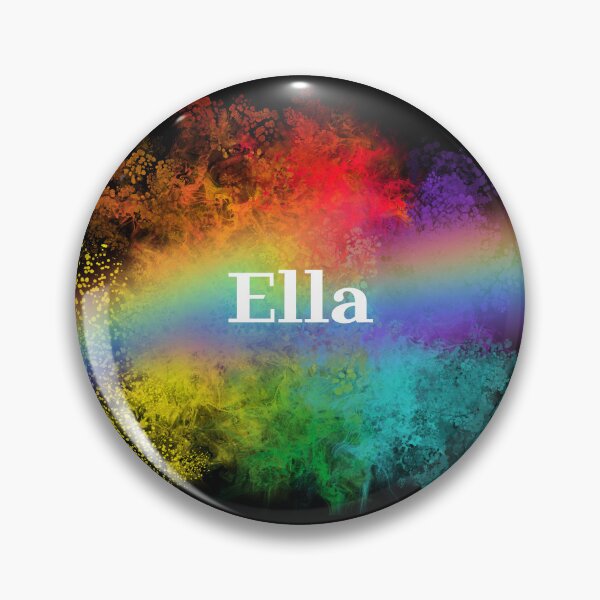 Item preview, Ella | Ella Pride Rainbow Name | LGBTQIA+ Pride Color designed and sold by ShroomMagic.