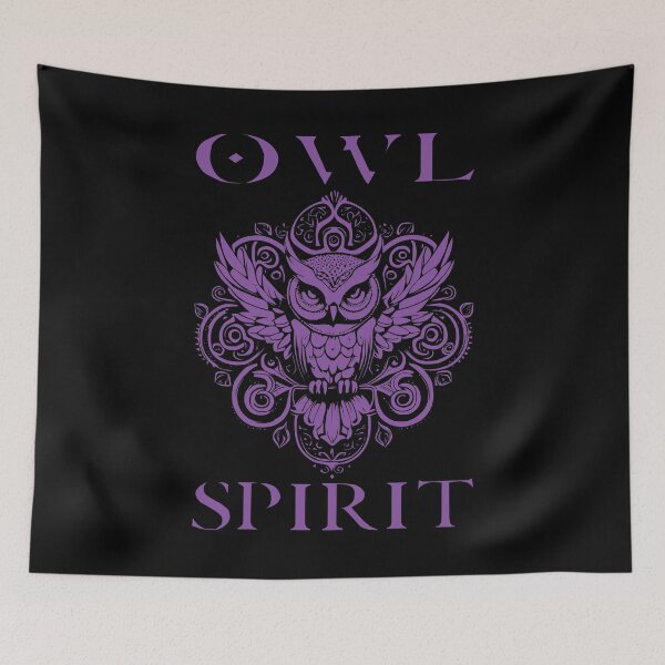 Item preview, Owls Spirit Violet designed and sold by Soulemotion.