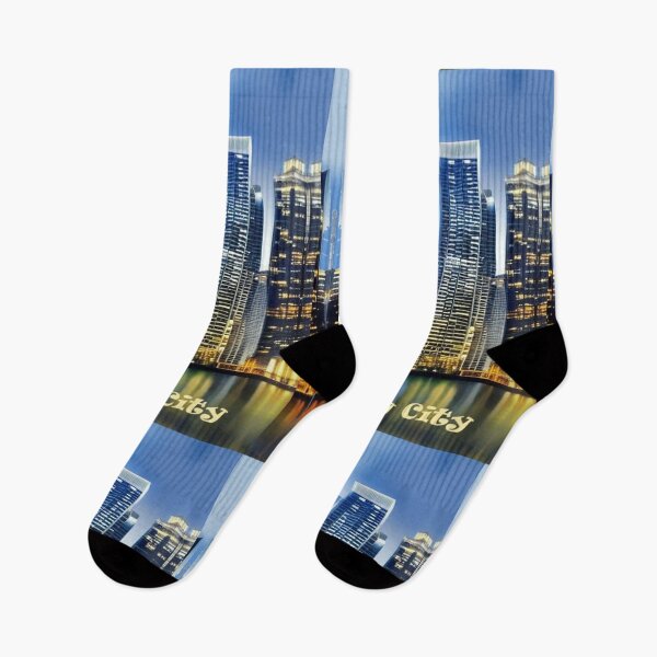 Item preview, I love my city lit up with skyscrapers at night designed and sold by JaroDesign2023.