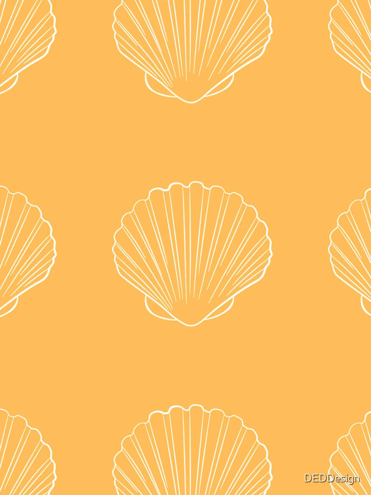 Thumbnail 4 of 4, Samsung Galaxy Phone Case, Shell Pattern Orange designed and sold by DEDDesign.