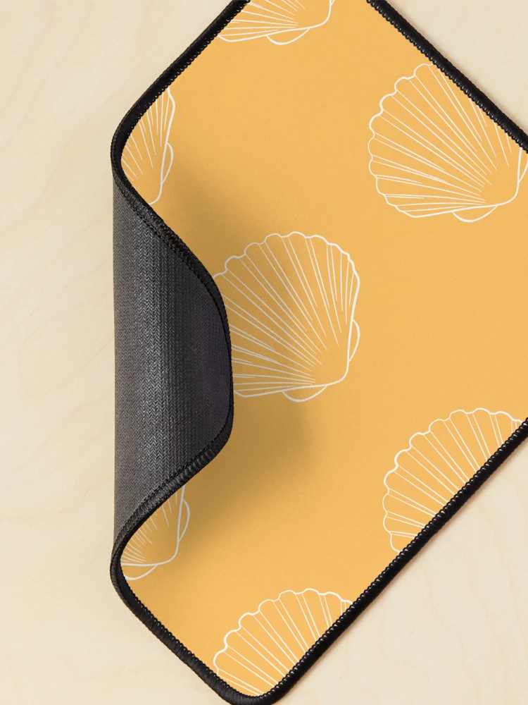 Thumbnail 2 of 5, Mouse Pad, Shell Pattern Orange designed and sold by DEDDesign.