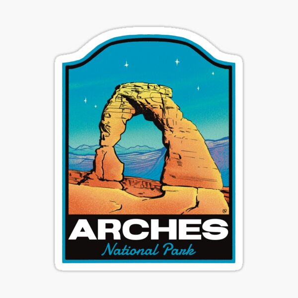 Item preview, Arches National Park Retro designed and sold by HalpinDesign.