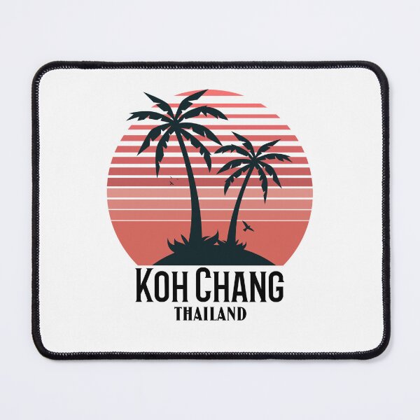 Item preview, Koh Chang Thailand - Vintage Sunset and Palm Trees Design designed and sold by RektRepublic.