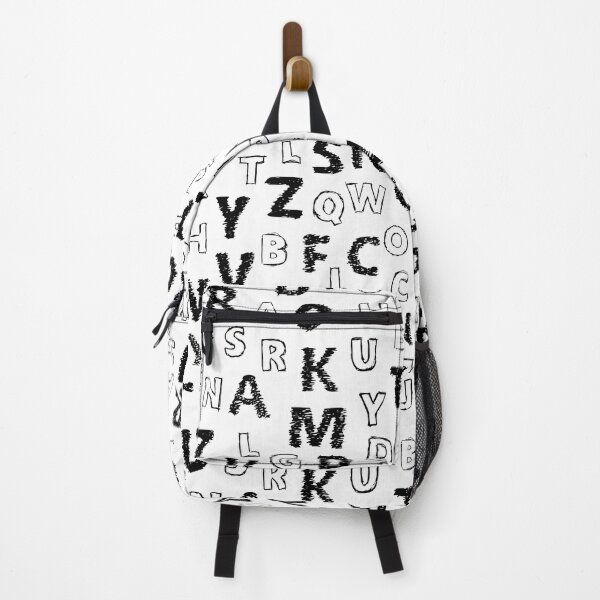 Item preview, Monochrome Mastery: Vintage Uppercase Alphabet Pattern designed and sold by wordartistry.
