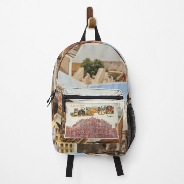 Item preview, Greetings from Jaipur in India Vintage style retro souvenir designed and sold by DeveloperProp0.