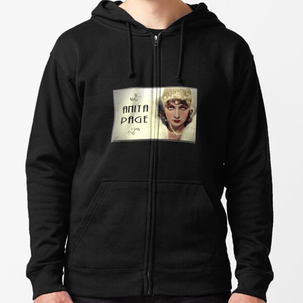Anita Page Zipped Hoodie