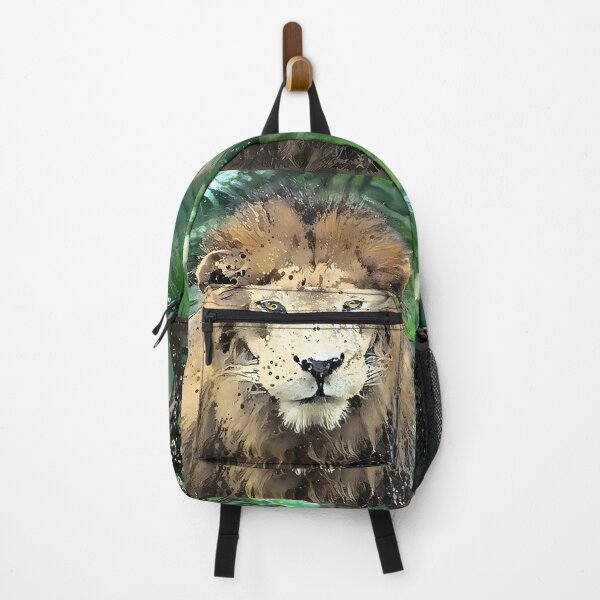 Item preview, Lion in lush green designed and sold by PlacidHinds.