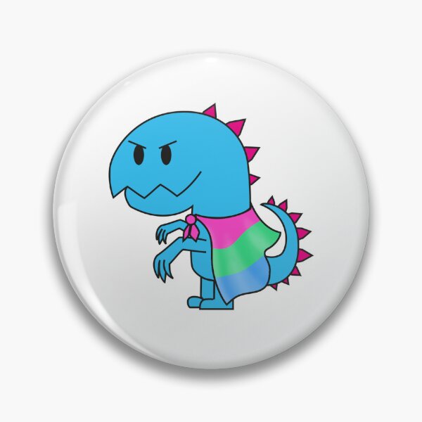 Item preview, Polisexual Pride Dino designed and sold by NatoonShop.