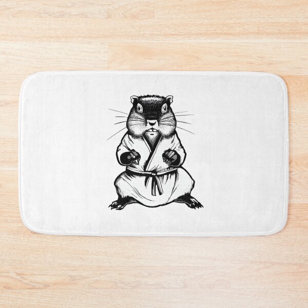 Item preview, Fighting groundhog expert in martial arts designed and sold by GroundhogMs.