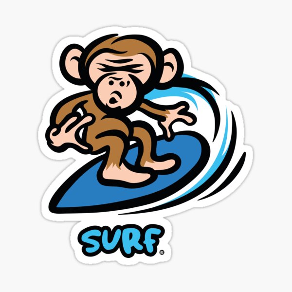 Surf Culture / Surf Monkey Sticker