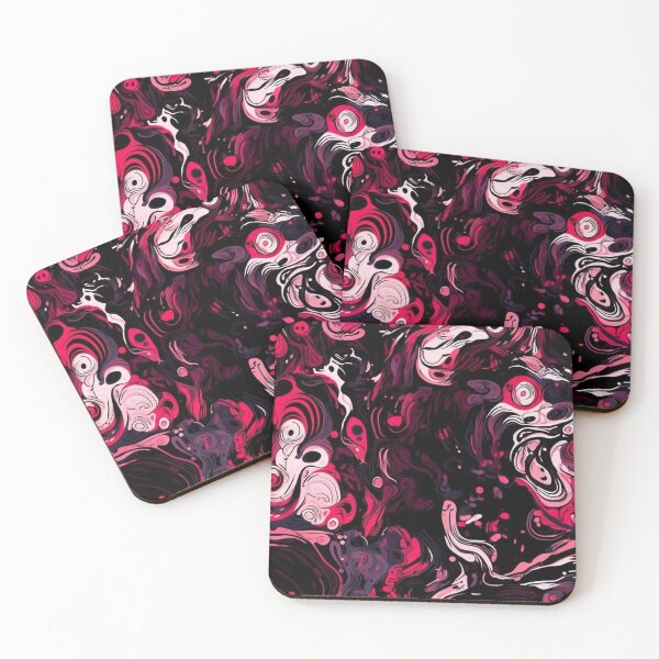 Item preview, "Maroon Mirage: Fluid Impressions in Psychedelic Lava Art" designed and sold by WhiteWolfe0127.