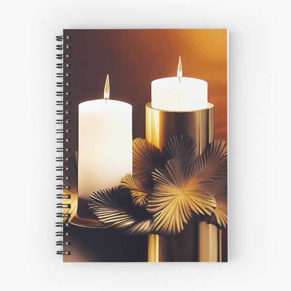 Item preview, White Candles with Gold Base designed and sold by Dana Roper.