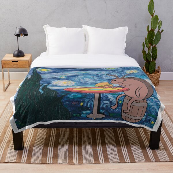 Aperçu de l'œuvre Poisson Bob l'éponge nuit étoilée créée et vendue par SugarSaltSpice.