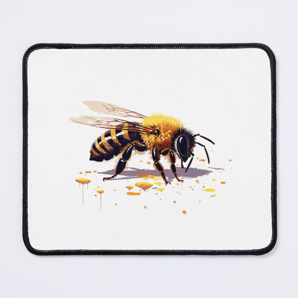 Item preview, Cute Bee - A delightful accessory for nature lovers designed and sold by SketchyPedals.