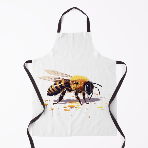 Item preview, Cute Bee - A delightful accessory for nature lovers designed and sold by SketchyPedals.