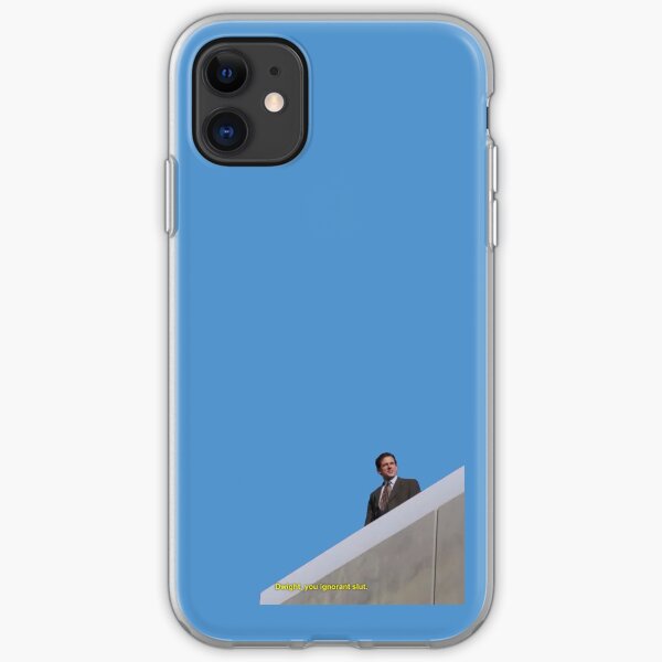 the office quote - dwight you ignorant slut iPhone Soft Case