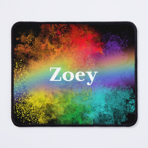 Item preview, Zoey | Zoey Pride Rainbow Name | LGBTQIA+ Pride Color designed and sold by ShroomMagic.