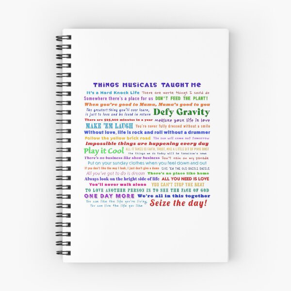 Item preview, Things Musicals Taught Me_2 designed and sold by Stacie Forest.