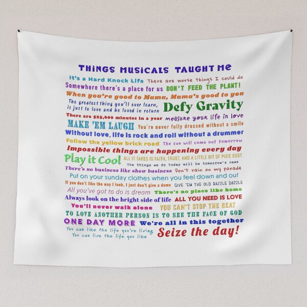 Item preview, Things Musicals Taught Me_2 designed and sold by Stacie Forest.