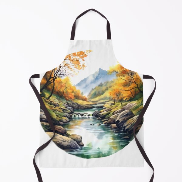 Item preview, Green Valley River Clipart, Lush Landscape, Verdant Waters, Nature's Serenade, River Tranquility, Picturesque Valley, Breathtaking Views designed and sold by CoolorPainting.