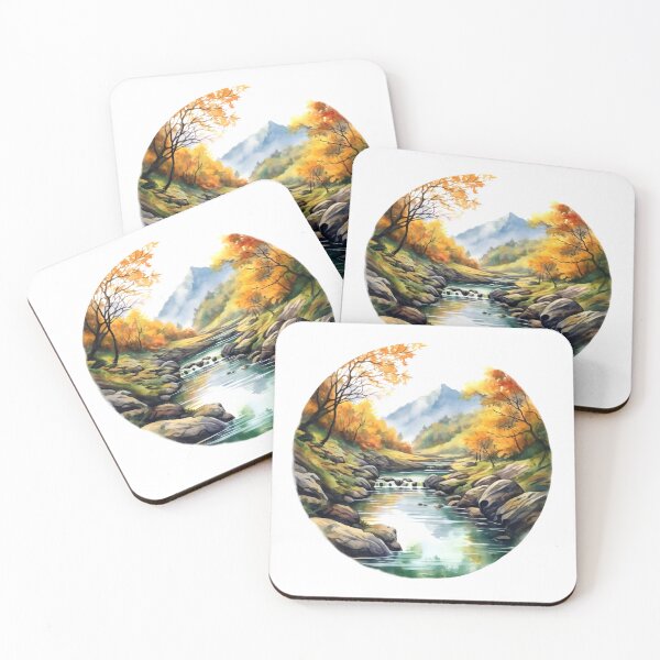 Item preview, Green Valley River Clipart, Lush Landscape, Verdant Waters, Nature's Serenade, River Tranquility, Picturesque Valley, Breathtaking Views designed and sold by CoolorPainting.
