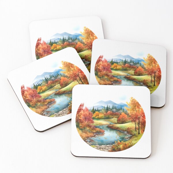 Item preview, Green Valley River Clipart, Lush Landscape, Verdant Waters, Nature's Serenade, River Tranquility, Picturesque Valley, Breathtaking Views designed and sold by CoolorPainting.