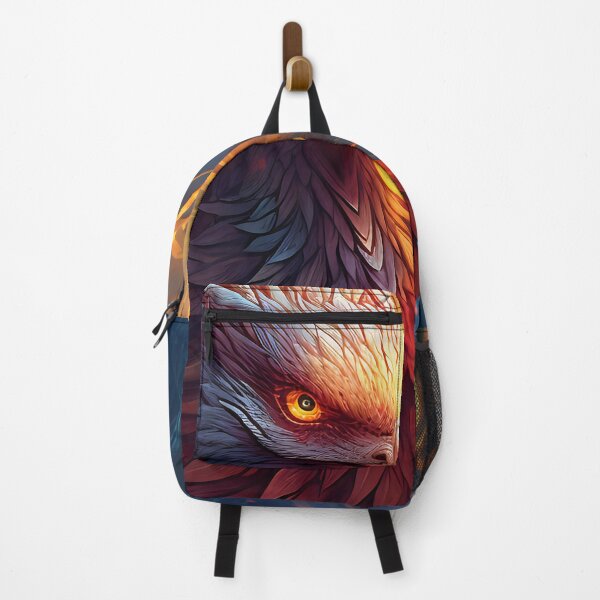 Item preview, Fiery Rebirth: The Mystical Power of the Phoenix in a Fire Illustration designed and sold by InsaneLEDP.