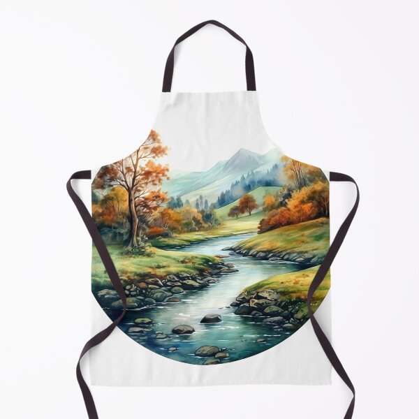 Item preview, Green Valley River Clipart, Lush Landscape, Verdant Waters, Nature's Serenade, River Tranquility, Picturesque Valley, Breathtaking Views designed and sold by CoolorPainting.