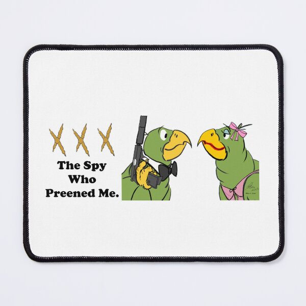 Item preview, Agent Triple Talon. The Spy Who Preened Me. designed and sold by Laughing Parrot Studio.