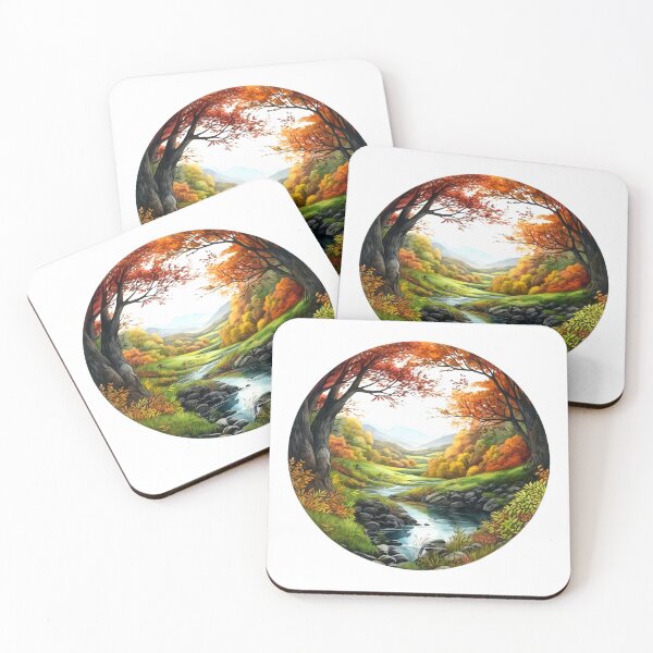 Item preview, Green Valley River Clipart, Lush Landscape, Verdant Waters, Nature's Serenade, River Tranquility, Picturesque Valley, Breathtaking Views designed and sold by CoolorPainting.