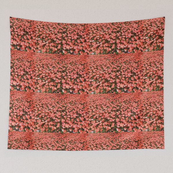 Item preview, Carpet of Red Impatiens Flowers Photograph designed and sold by naturegallery.
