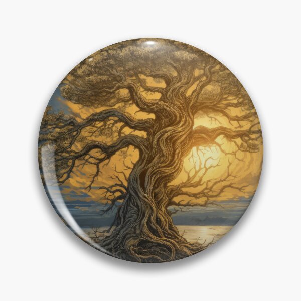 Item preview, Golden Tree of Life at sunset. designed and sold by MargaretWiktor.