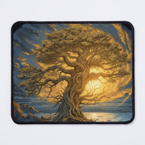Item preview, Golden Tree of Life at sunset. designed and sold by MargaretWiktor.