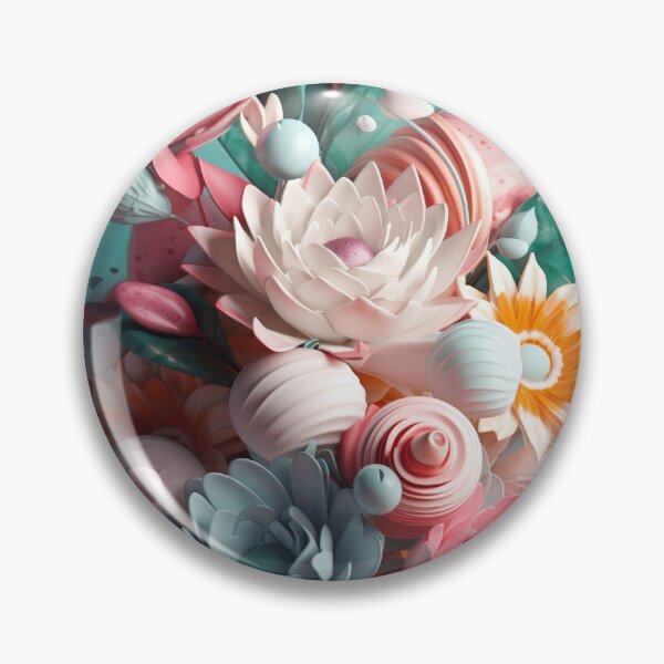 Item preview, Flowery cupcake designed and sold by PoppinArtFox.
