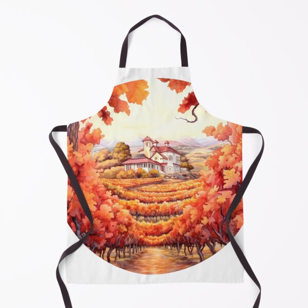 Item preview, Charming Autumn Vineyard Clipart, Harvest Season, Fall Foliage, Grape Harvest, Vineyard Charm, Autumnal Delight, Wine Country Beauty designed and sold by CoolorPainting.