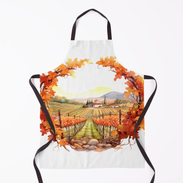 Item preview, Charming Autumn Vineyard Clipart, Harvest Season, Fall Foliage, Grape Harvest, Vineyard Charm, Autumnal Delight, Wine Country Beauty designed and sold by CoolorPainting.