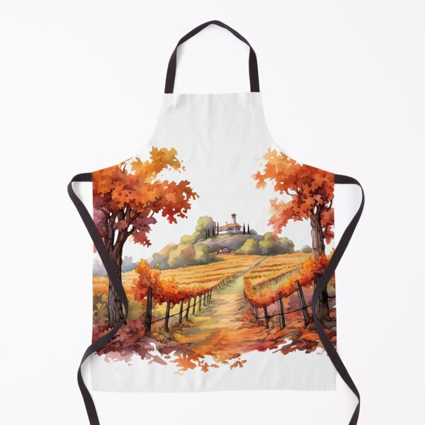 Item preview, Charming Autumn Vineyard Clipart, Harvest Season, Fall Foliage, Grape Harvest, Vineyard Charm, Autumnal Delight, Wine Country Beauty designed and sold by CoolorPainting.