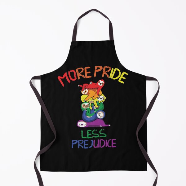 Item preview, More Pride Less Prejudice Rainbow Sloths designed and sold by SunnyFunnyArt.