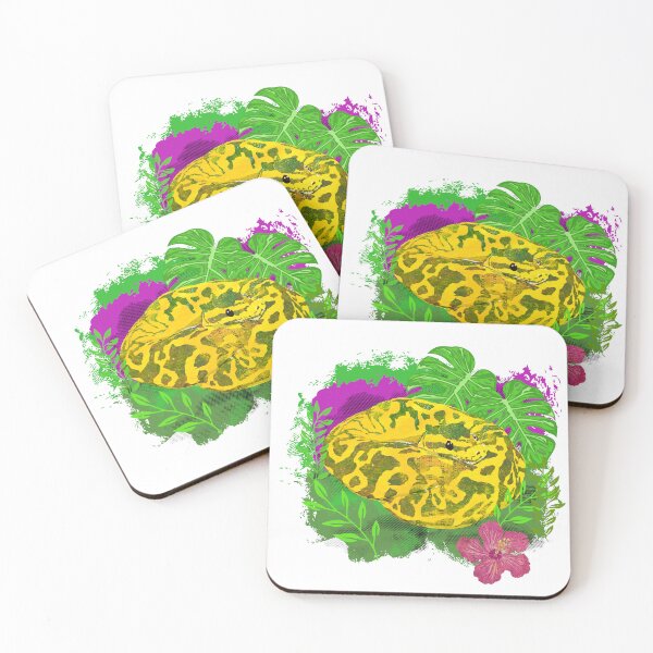 Item preview, Yellow Jungle Ball Python Snake designed and sold by ginaisarty.