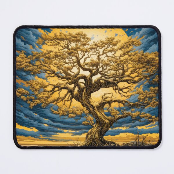 Item preview, Copy of Golden Tree of Life on dramatic sky designed and sold by MargaretWiktor.