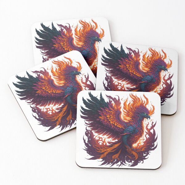 Item preview, Blazing phoenix firebird art designed and sold by Kashear.