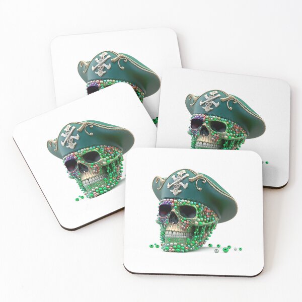 Item preview, SKULL DARK PIRATE HAT SHIP OCEAN SEA CARIBEAN SEA ATLANTIC  TREASURE DIAMONDS designed and sold by ogirdorgraphics.