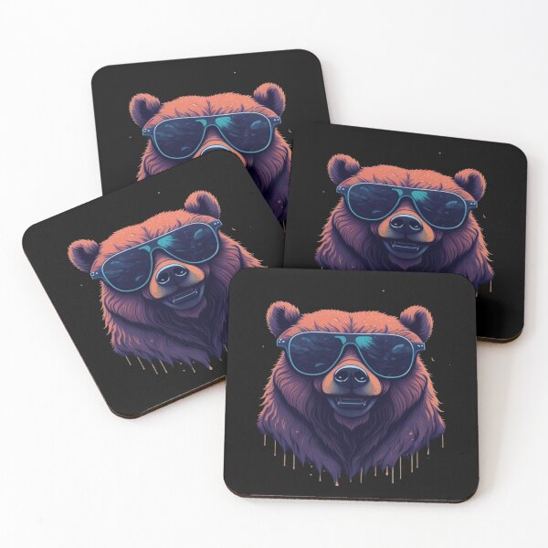 Item preview, The Hipster Bear designed and sold by Trovi.