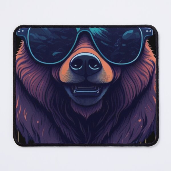 Item preview, The Hipster Bear designed and sold by Trovi.