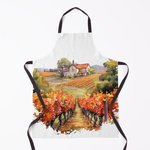 Item preview, Charming Autumn Vineyard Clipart, Harvest Season, Fall Foliage, Grape Harvest, Vineyard Charm, Autumnal Delight, Wine Country Beauty designed and sold by CoolorPainting.
